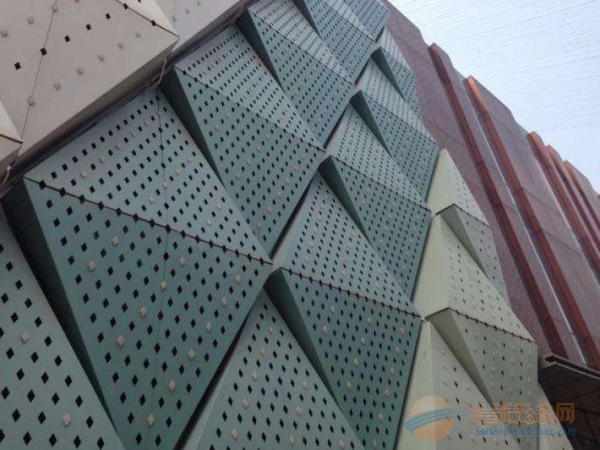 湖州市建材幕牆衝孔鋁單板牆體搪瓷裝飾材料