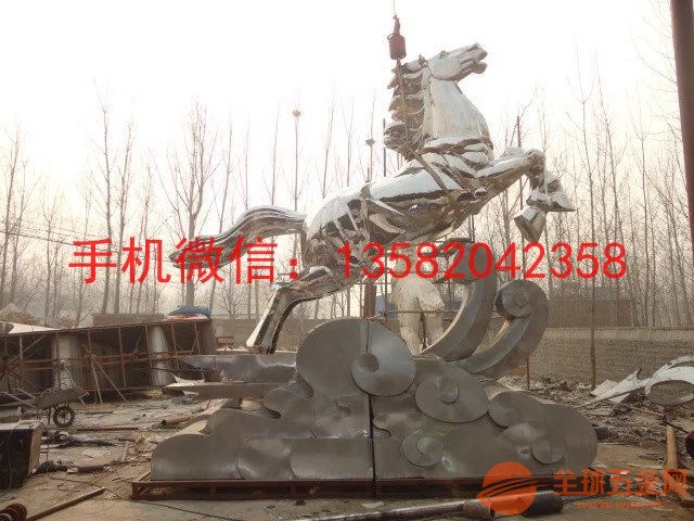 海南不锈钢雕塑马 海南动物马不锈钢雕塑 海南不锈钢雕塑厂家