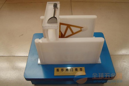 弧形闸门模型浏阳湘东科技模型 弧形闸门模型