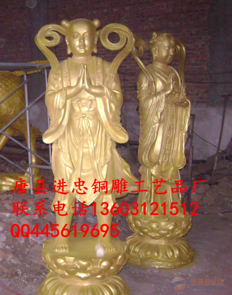 铜男铜女厂家,青铜童男童女厂家,河北铜男童女厂家 雕塑