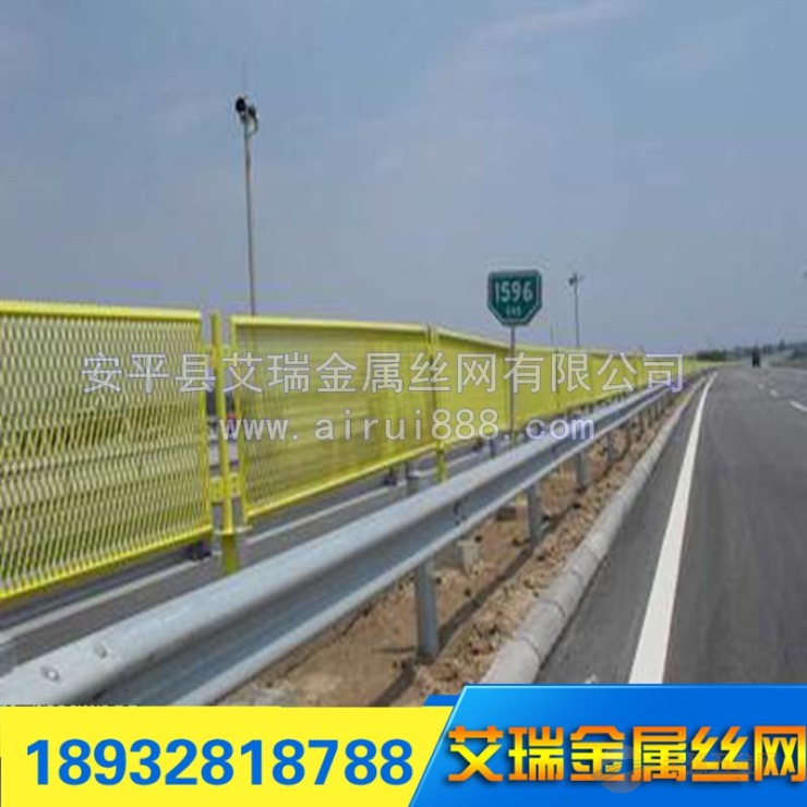 批发桥梁防抛网 公路铁路防落物网桥梁道路安全防护网 隔离栅、栏、网