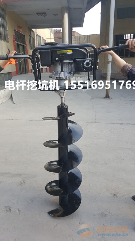大棚立柱打孔机 水泥杆打眼机 木电杆钻孔机 打孔机