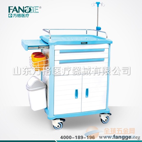 可放设备抢救车/简约美型抢救车/高端高质抢救车 对开门ABS抢救车
