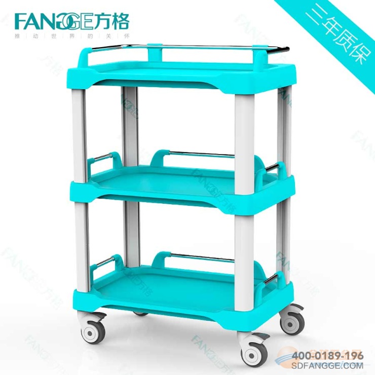 时尚口腔诊所治疗车,ABS治疗仪器推车 诊所治疗车