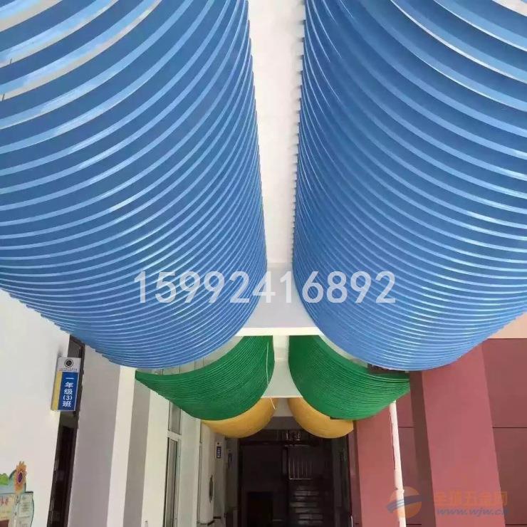 彩色铝方通吊顶混装 组合铝方通安装效果展示 彩色铝方通吊顶混装