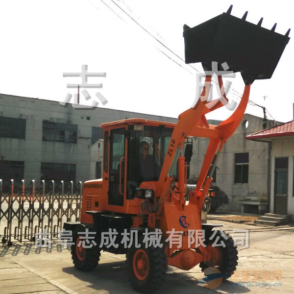 志成小型轮式工程铲车单缸柴油工地装载机运输车 装载机械