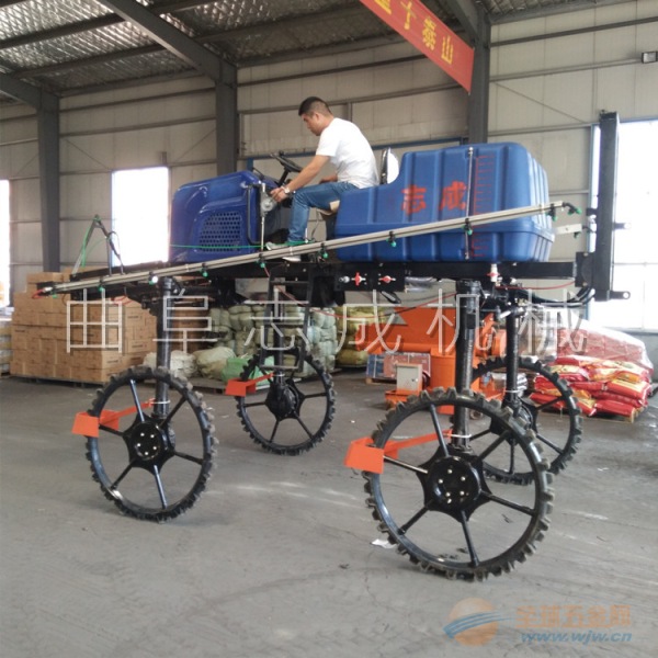 生产加工四轮自走式水旱两用柴油打药机志成农田X高压喷杆喷雾机 植保机械