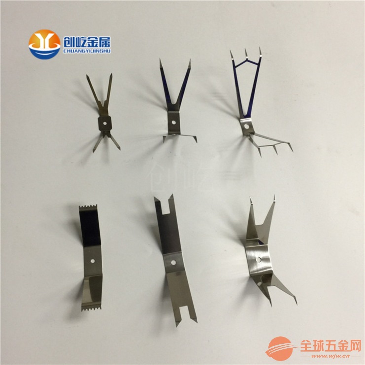 金属喷粉柜夹具治具弹片 喷漆挂具 喷油弹性片 涂装线治具挂具