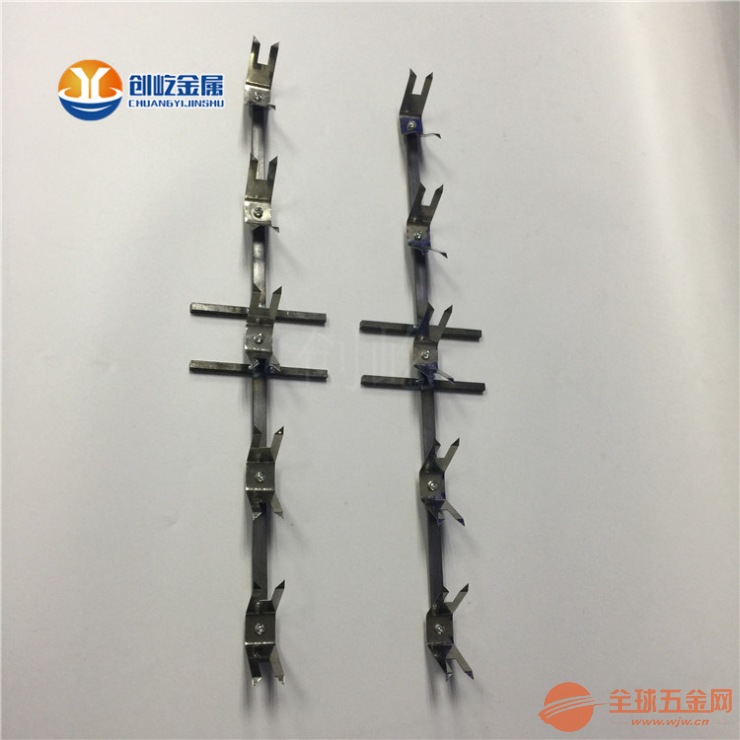 鞋跟电镀治具弹片 电泳挂具夹具弹性片 喷油弹簧片 船用五金配件