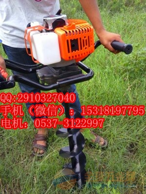 通辽畜牧围栏埋桩挖穴机 公路绿化汽油式打窝机 挖坑机