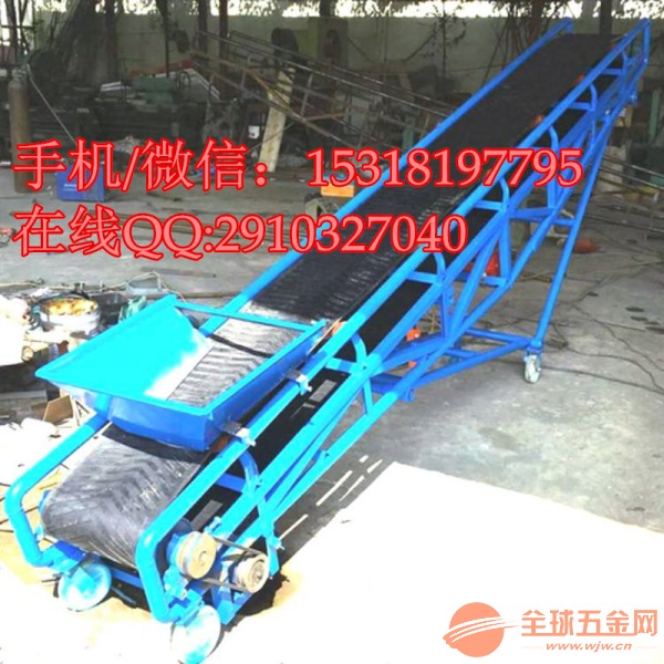 宁波淤泥长距离皮带输送机 低价定制加工 移动式皮带机