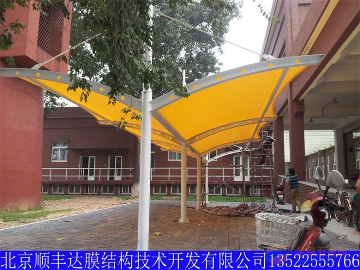 自行车棚,北京顺丰达膜结构自行车棚生产厂家 自行车棚,北京顺丰达膜结构