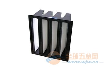 密褶式高效过滤器,箱型空气过滤网,W型塑料框高效过滤网