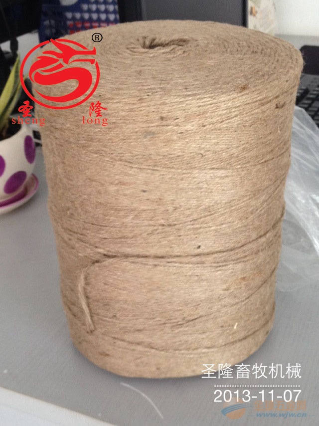 动物可以吃的轻纺三股麻绳价格 青贮料打捆机X麻绳