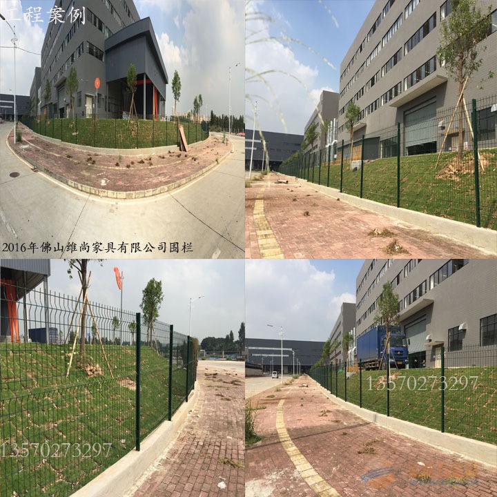 厂家供应桃型柱 边框护栏网 河源热镀锌围栏网 包安装
