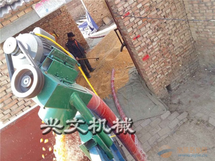 下乡收粮食抽粮机 螺旋钢管提升机 装车软管提升机 农业运输机械