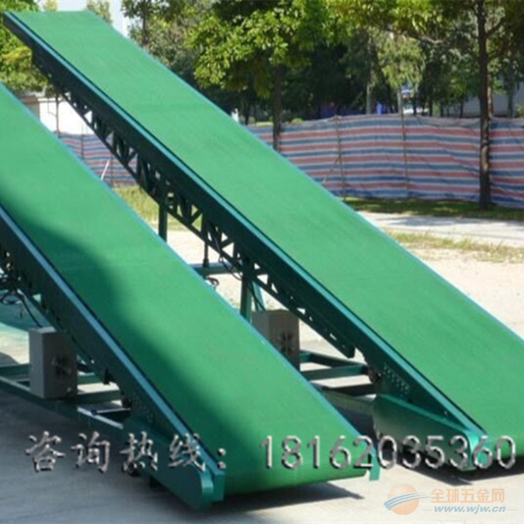 箱子装车运输机 十米长集装箱用皮带输送机 皮带式输送机械