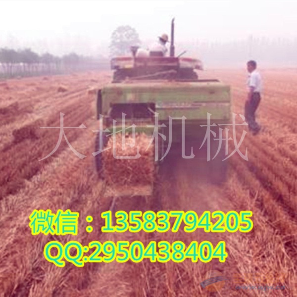 行走式麦秸打捆机 液压开仓 悬挂式秸秆捡拾打捆机 场上作业机械