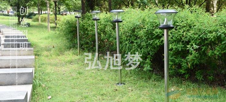 扬州弘旭生产太阳能草坪灯户外地插灯落地灯柱头灯壁灯 太阳能草坪灯