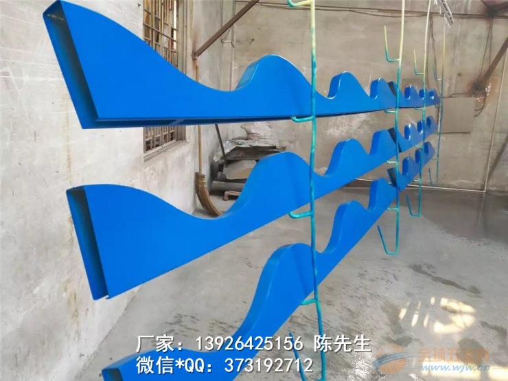 金属吊顶幕墙建材铝挂片条形 s形 v形铝挂片