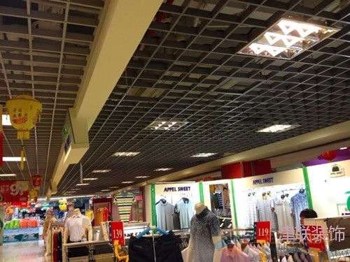 铝格栅规格,商场铝格栅适用于各种大型商场