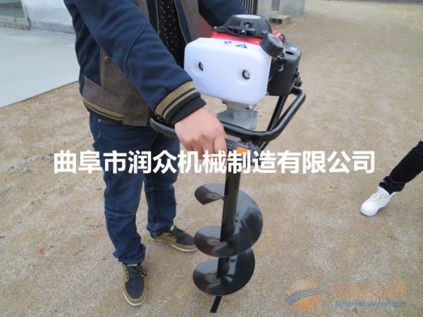 小型手提打孔机伊春手提式汽油挖坑机 挖坑机