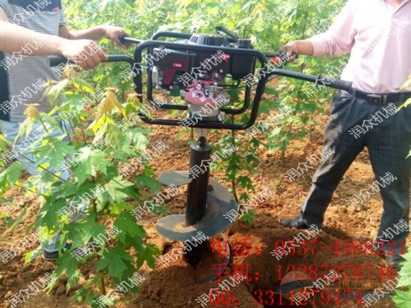铁路围栏柱孔用挖坑机 适合各种地形挖坑机