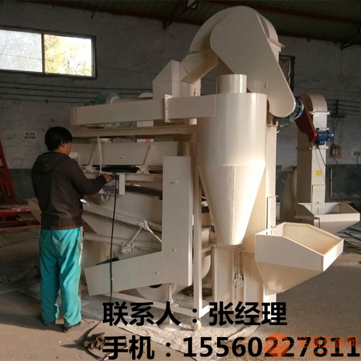 小麦清选比重筛\\小石子麦种筛分机//小麦自动比重选种机