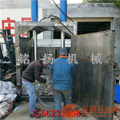 新款高粱秸秆液压打包机 服装牛仔裤液压打包机图片 打包机械