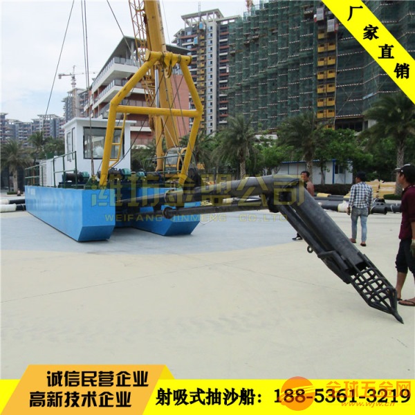 安徽抽沙船定做 淮北河道环保射吸式抽沙船作业噪音大吗