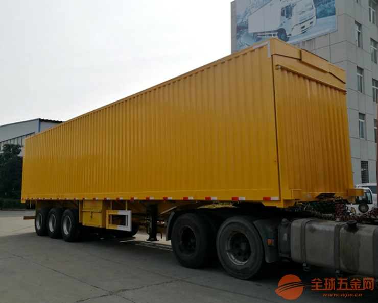 同强牌13米半挂两翼货车 厂家选装高配置富华车桥 13米半挂两翼货车