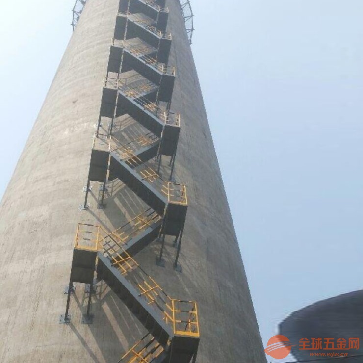 烟囱折梯爬梯平台上海安装公司欢迎来电咨询 烟囱折梯爬梯平台